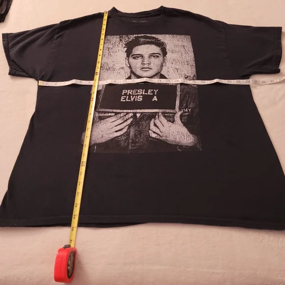 Elvis A. Presley Unisex T-Shirt Army Mug Shot Graphics ~flaw~ Loungewear - Picture 3 of 9
